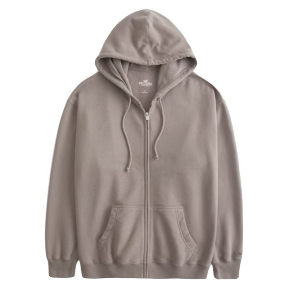 Hollister Jackets & Blazers - HOLLISTER Feel Good Fleece Oversized Zip-Up Hoodie